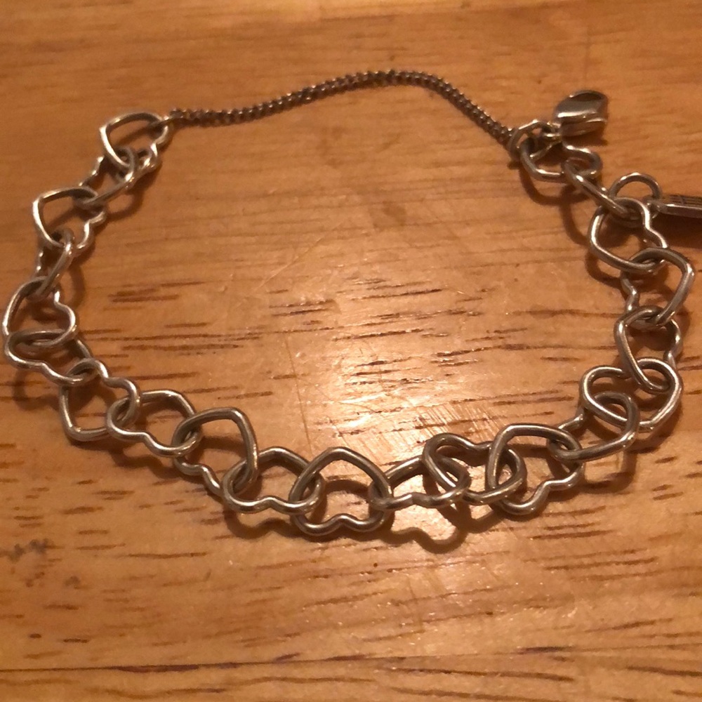 James Avery Sterling Heart Charm Bracelet
